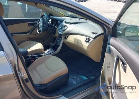 2013 Hyundai Elantra Gls from USA, damaged, VIN 5NPDH4AE0DH329267